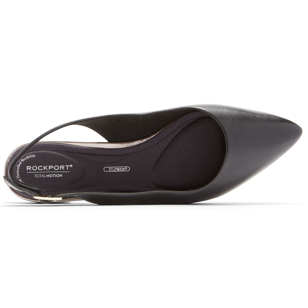 Rockport Slingback For Womens Black - Total Motion Adelyn - CX4536280